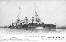 CPA Gaulois Cuirassé à Tourelles-Flotte De Guerre Française-Chocolat Klaus-6   L2946 - Warships