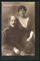 AK Le Roi Constantin De Grece Et Princesse Helene  - Koninklijke Families