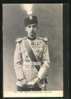 AK Prinz Georg Von Serbien In Uniform  - Familles Royales