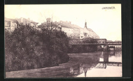 AK Josefstadt / Josefov / Jaromer, Ortspartie Mit Brücke  - Czech Republic