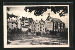 AK Josefstadt / Josefov / Jaromer, Ortspartie An Der Kirche  - Czech Republic