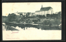 AK Josefstadt / Josefov / Jaromer, Ortsansicht Mit Kirche  - Czech Republic