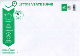 PAP** "LETTRE VERTE SUIVIE 100g" Au Verso N° 416412 - Prêts-à-poster:  Autres (1995-...)