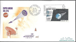 France Kourou Space Cover 1973. EXAMETNET Super Arcas Launch. Meteorology ##08 - Europa