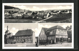 AK Neuhausen Bei Bamberg, Brauerei Krug, Warenhandlung Stäblein, Totalansicht  - Bamberg