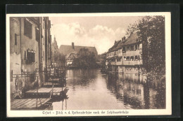 AK Erfurt, Blick Von Der Rathausbrücke Nach Der Schlösserbrücke  - Erfurt