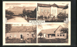 AK Letorovice, Celkový Pohled, Obchod J. Jiry, Hostinec  - Czech Republic