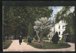 AK Karlsbad, Café Freundschaftssaal  - Czech Republic