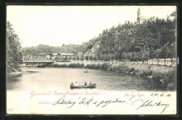 AK Giesshübl-Sauerbrunn, An Der Eger Mit Booten  - Czech Republic