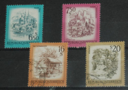 AUSTRIA 1977, Landscapes, Castles, Architecture, Used / MNH** - Castelli