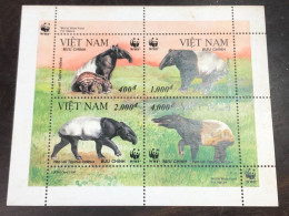 VIET  NAM  STAMPS BLOCKS-(1995 With Wwf S Embiem)1 Pcs Good Quality - Viêt-Nam