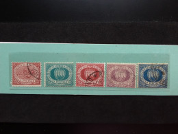 SAN MARINO - Cifra E Stemmi 1894/99 - Nn. 26/30 Timbrati (n. 27 Senza Gomma - Non Calcolato) + Spese Postali - Used Stamps
