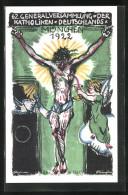 Künstler-AK Sign. Karl Blocherer: München, 62. Generalversammlung Der Katholiken Deutschlands 1922, Passion  - Otros & Sin Clasificación