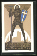 Künstler-AK München, 62. Generalversammlung Der Katholiken Deutschlands 1922, St. Michael  - Andere & Zonder Classificatie