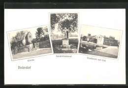 AK Dodendorf, Schill-Denkmal, Kirche, Dorfteich Mit Gut  - Andere & Zonder Classificatie