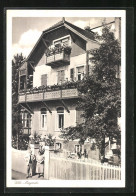 AK Bad Lausick, Hotel Villa Margareta Von Albert Ostermann  - Bad Lausick