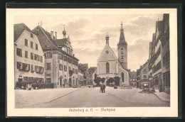 AK Rottenburg A. N., Marktplatz Mit Hotel Bären  - Rottenburg