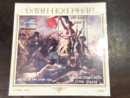 VIET  NAM  STAMPS BLOCKS-71(1989 Liberty Guidinh The People)1 Pcs Good Quality - Viêt-Nam