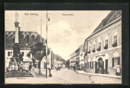 AK Bad Aibling, Rosenstrasse Mit Mariensäule  - Bad Aibling