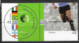 SOCCER World CUP 2002 URUGUAY MNH Complete Set - Unused Stamps
