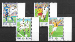 SOCCER WORLD CUP 2006 FIJI MNH Complete Set - Nuovi