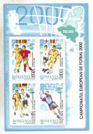 SOCCER EUROPEAN CUP  2000 ROMANIA MNH Complete Set - Ongebruikt