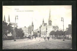 AK Lübeck, Eingang Zur Holstenstrasse  - Lübeck