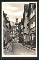 AK Lauda I. Baden, Friseur & Ladengeschäft Otto Weber In Der Rathausstrasse  - Baden-Baden