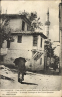 CPA Saloniki Thessaloniki Griechenland, Muslimisches Viertel, Minarette - Greece