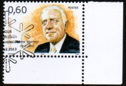 LUXEMBOURG, LUXEMBURG 2013, MI 1986, 100 GEBUTSTAG PIERRE WERNER, ESST GESTEMPELT,OBLITERE - Used Stamps