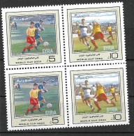 SOCCER World CUP 2002 SYRIA Yv# 1193/4 X2 MNH - Unused Stamps