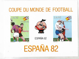 SOCCER WORLD CUP 1982 ZAIRE Yv# Bl.25 MNH IMPERF. - Nuevos