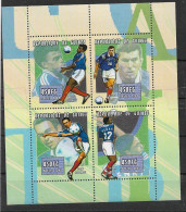 SOCCER 2000 GUINEA ZIDANE - HENRY Souvenir Sheet Stamps - Nuevos