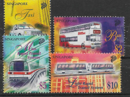 TRANSPORTS SINGAPORE Yv# 812/5 MNH Complete Set - Andere (Aarde)