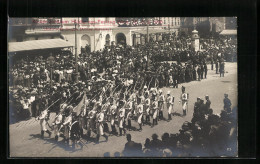 AK Kaiser-Jubiläums-Huldigungs-Festzug Wien 12. Juni 1908, Historische Gruppe (Armee Radetzky)  - Koninklijke Families