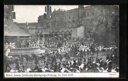 AK Wien, Kaiser-Jubiläums-Huldigungs-Festzug, 12. Juni 1908  - Familias Reales