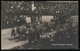 AK Kaiser-Huldigungsfestzug Wien 1908  - Royal Families