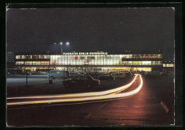 AK Berlin-Schönefeld, Flughafen Bei Nacht  - Autres & Non Classés