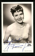 AK Schauspielerin Annemarie Düringer In Gefangene Der Liebe, Autograph  - Schauspieler