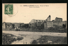 CPA Sorel-le-Grand, Ruines De L`Eglise  - Other & Unclassified