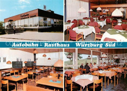 73868378 Wuerzburg Bayern Autobahn Rasthaus Wuerzburg Sued Gastraeume  - Wuerzburg