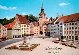 73868341 Landsberg Lech Hauptplatz Mit Marienbrunnen Und Schmalzturm Landsberg L - Landsberg