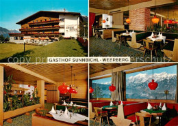 73868331 Weerberg Tirol AT Gasthof Sunnbichl Restaurant Gastraeume Sonnenterrass - Autres & Non Classés