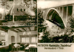 73868123 Hermsdorf Thueringen Mitropa-Raststaette Teufelstal Bruecke Hermsdorf T - Autres & Non Classés