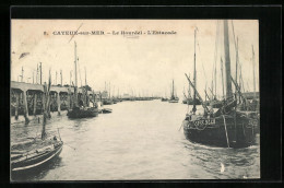 CPA Cayeux-sur-Mer, Le Hourdel, L`Estacade  - Le Hourdel