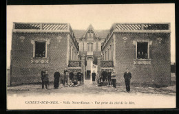 CPA Cayeux-sur-Mer, Villa Notre-Dame, Vue Prise Du Coté De La Mer  - Cayeux Sur Mer
