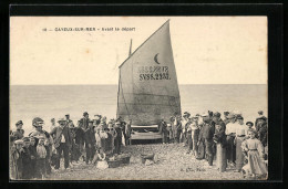 CPA Cayeux-sur-Mer, Avant Le Départ  - Cayeux Sur Mer