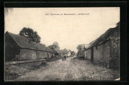 CPA Ételfay, Une Rue  - Autres & Non Classés