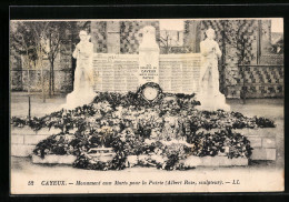 CPA Cayeux, Monument Aux Morts Pour La Patrie  - Autres & Non Classés