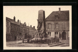 CPA Rue, Place Anatole-Gosselin, Monument Aux Morts De La Guerre  - Rue